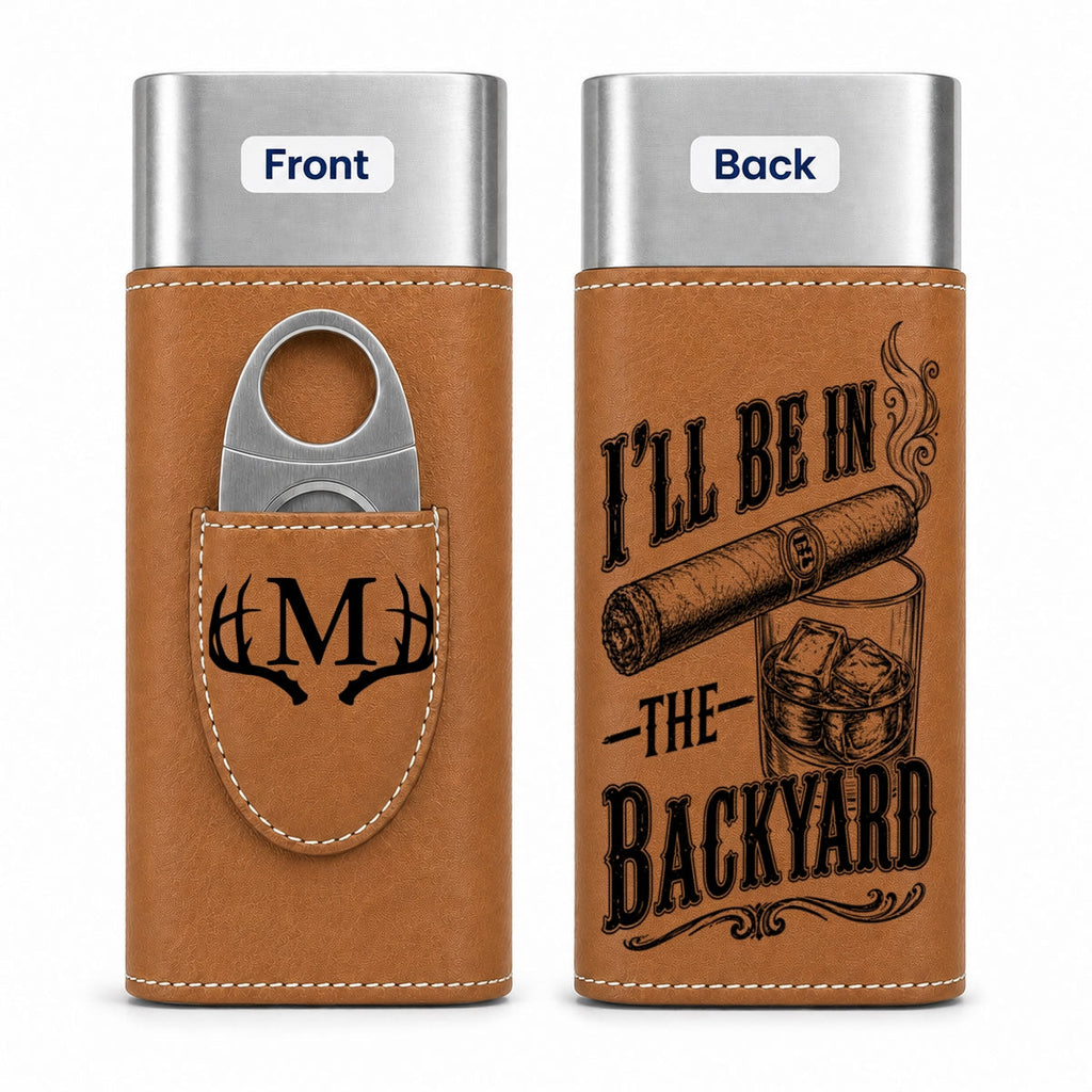 In The Backyard - Personalized Cigar Case