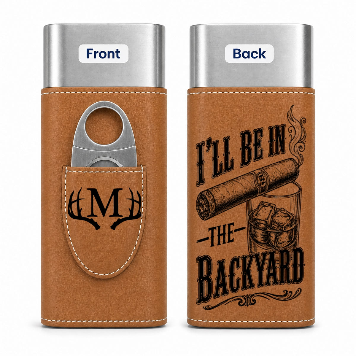 In The Backyard - Personalized Cigar Case