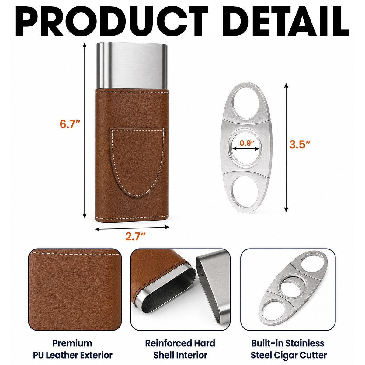 In The Backyard - Personalized Cigar Case
