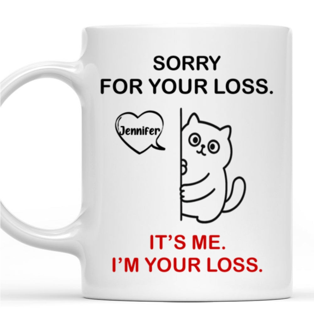 Custom Coworker, Christmas & Birthday Team Appreciation Gift • Look Who You Just Lost - Personalized Coffee Mug