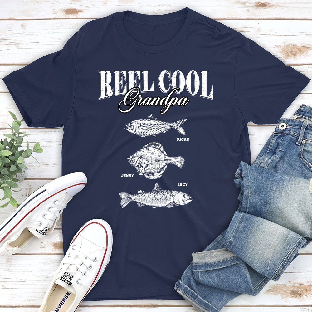 Custom Father's Day, Special Gift for Dad & Grandpa • Cool Dad Big Catches - Personalized Shirt