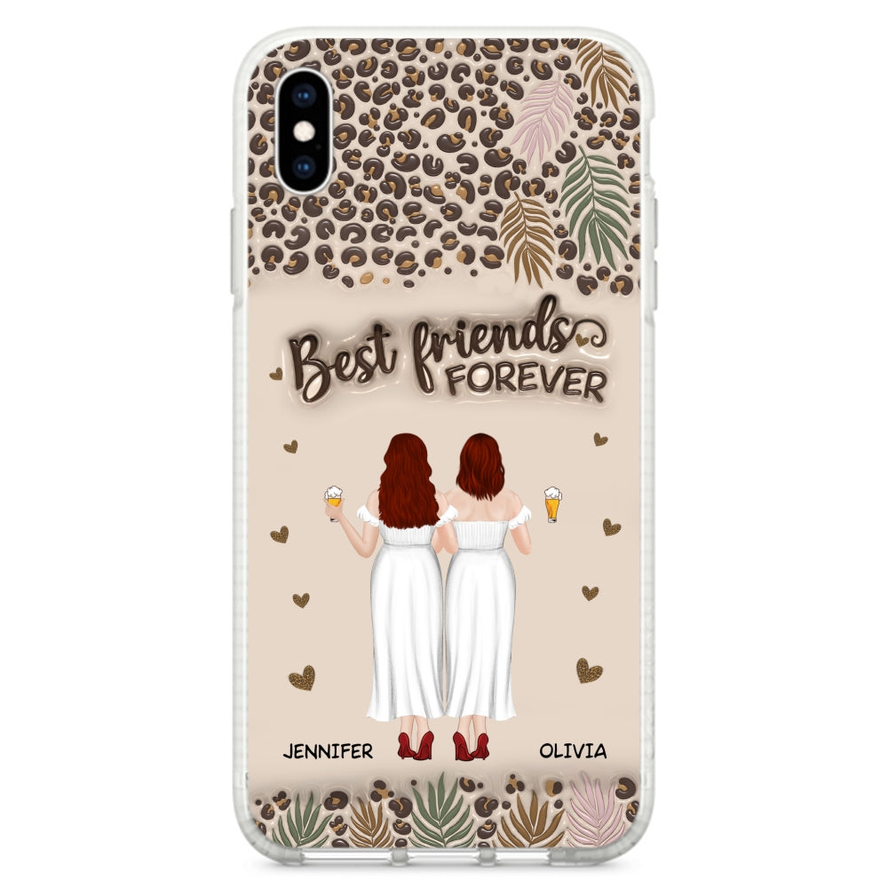 Bestie Forever - Personalized 3D Inflated Effect Phone Case