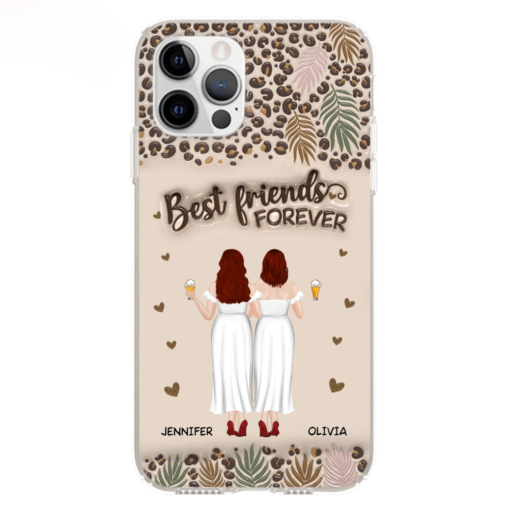 Bestie Forever - Personalized 3D Inflated Effect Phone Case