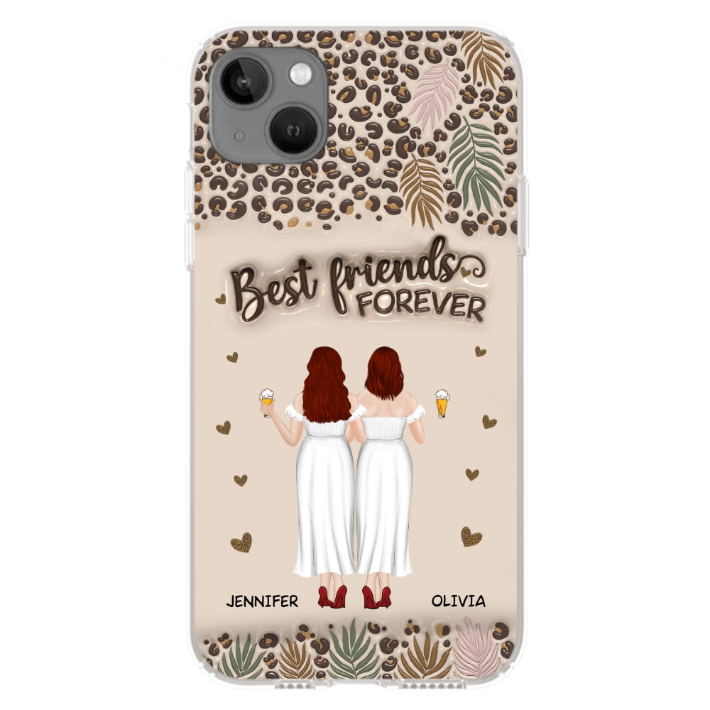 Bestie Forever - Personalized 3D Inflated Effect Phone Case