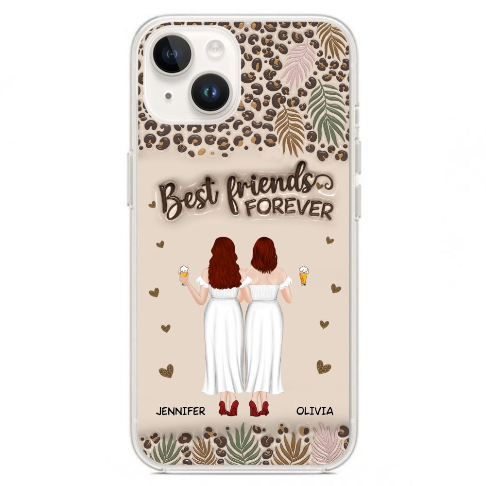 Bestie Forever - Personalized 3D Inflated Effect Phone Case