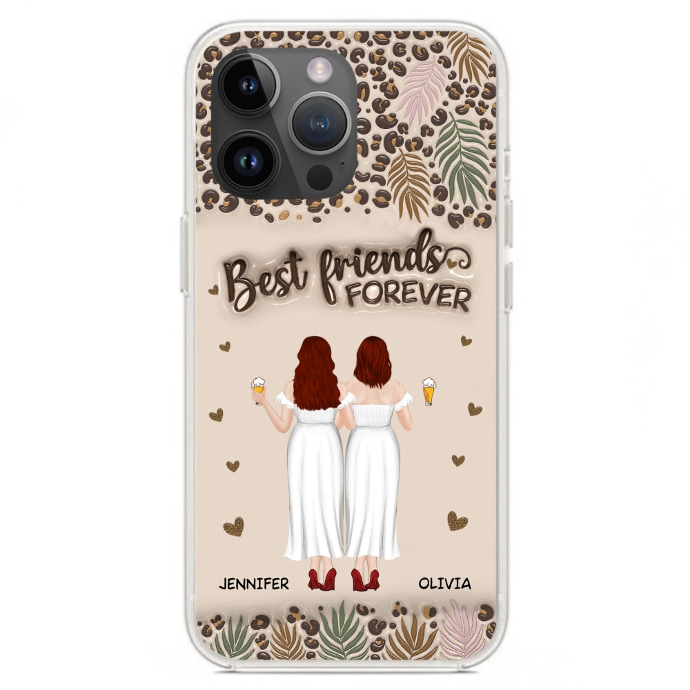Bestie Forever - Personalized 3D Inflated Effect Phone Case
