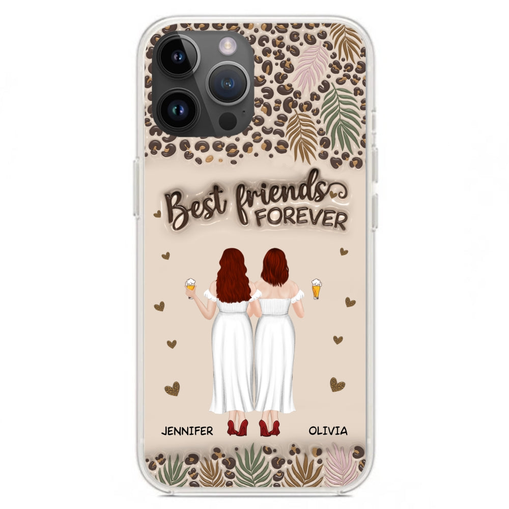 Bestie Forever - Personalized 3D Inflated Effect Phone Case