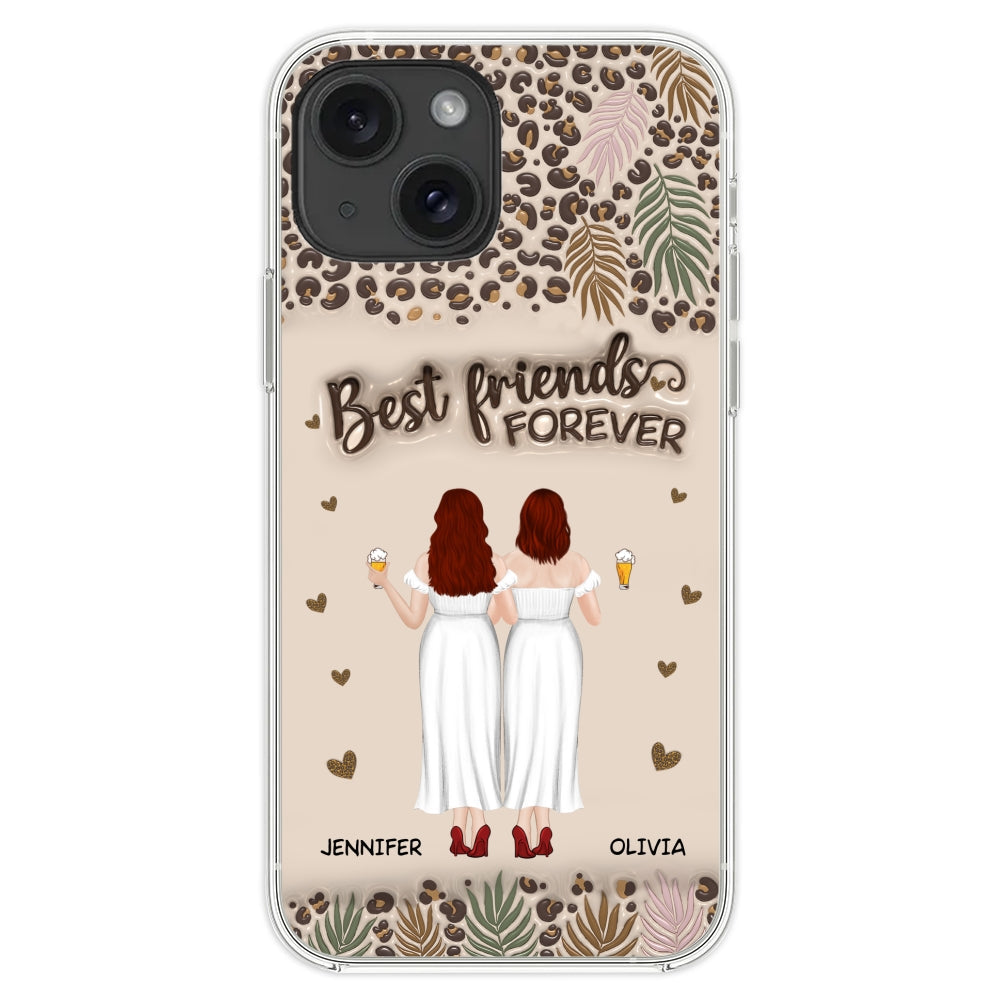Bestie Forever - Personalized 3D Inflated Effect Phone Case