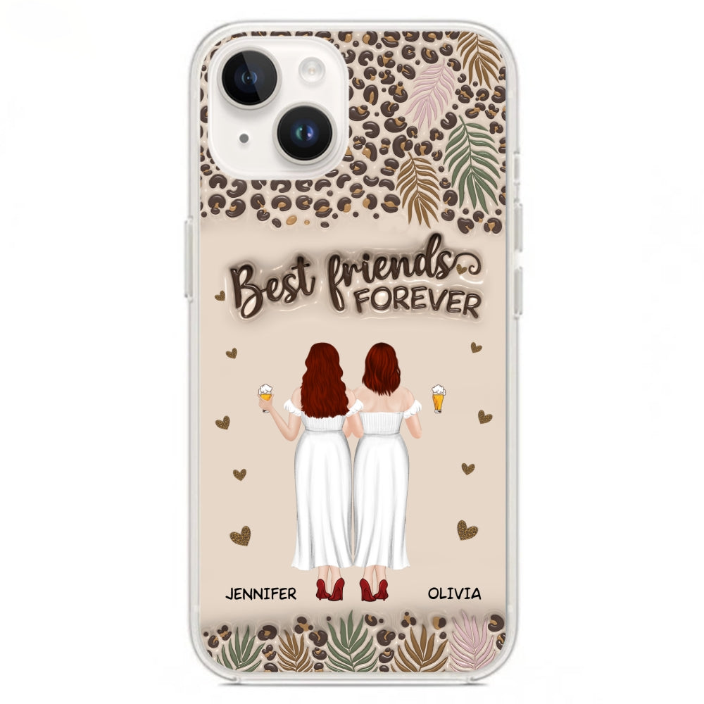Bestie Forever - Personalized 3D Inflated Effect Phone Case