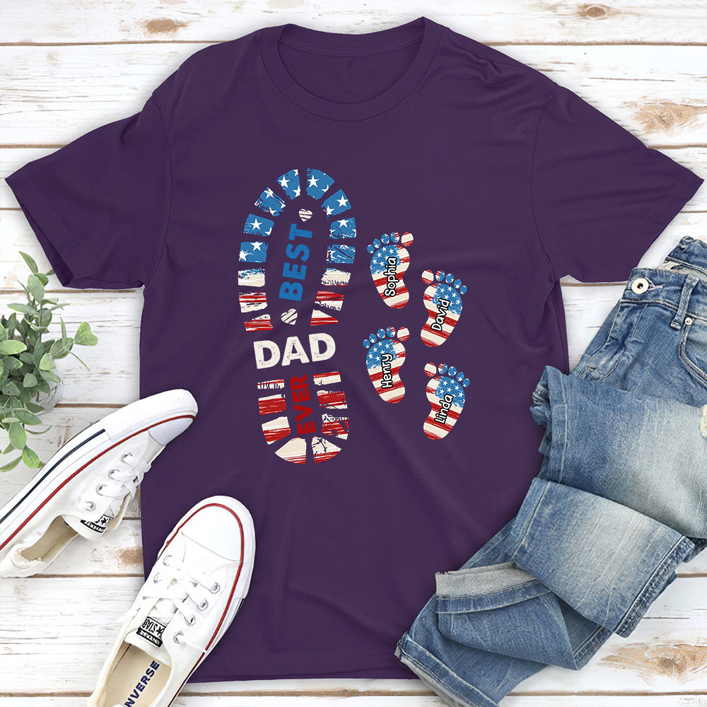 Custom Father's Day, Special Gift for Dad & Grandpa • Best Dad Ever 2 - Personalized Shirt