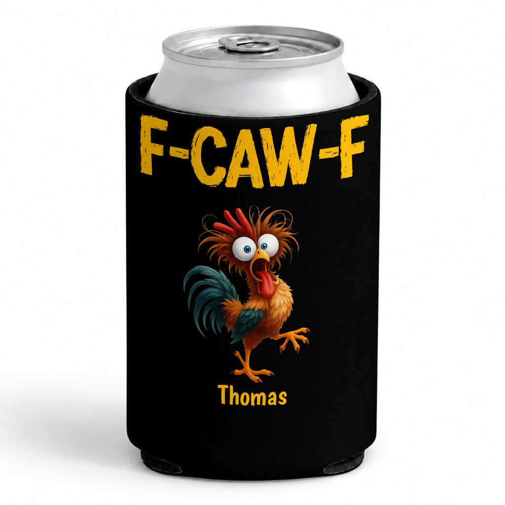 FCAWF Chicken Humor - Personalized Skinny Can Cooler