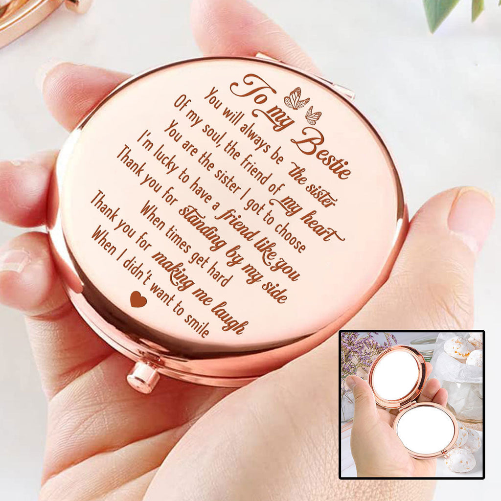 Soul Sister Bloom - Personalized Compact Mirror
