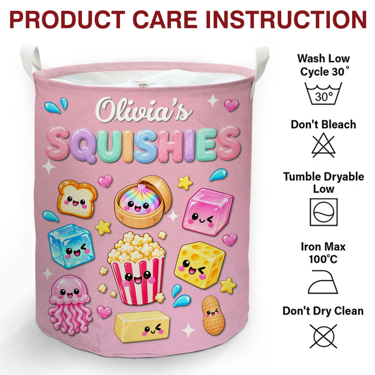 Cute Squishies Collection - Personalized Basket