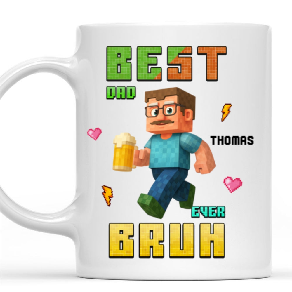 Custom Father's Day, Special Gift for Dad & Grandpa • Best Bruh - Personalized Coffee Mug