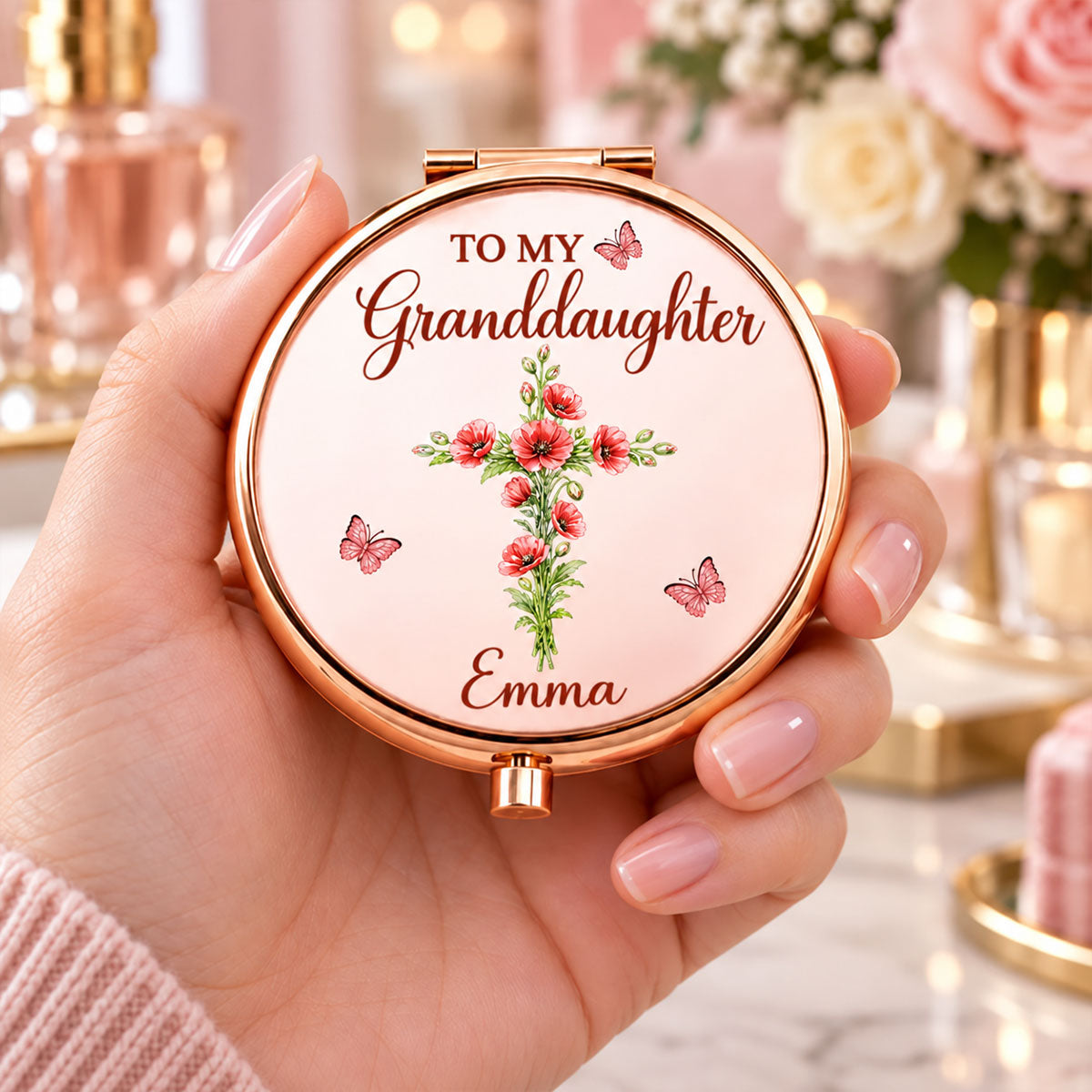 My Joy Forever - Personalized Compact Mirror