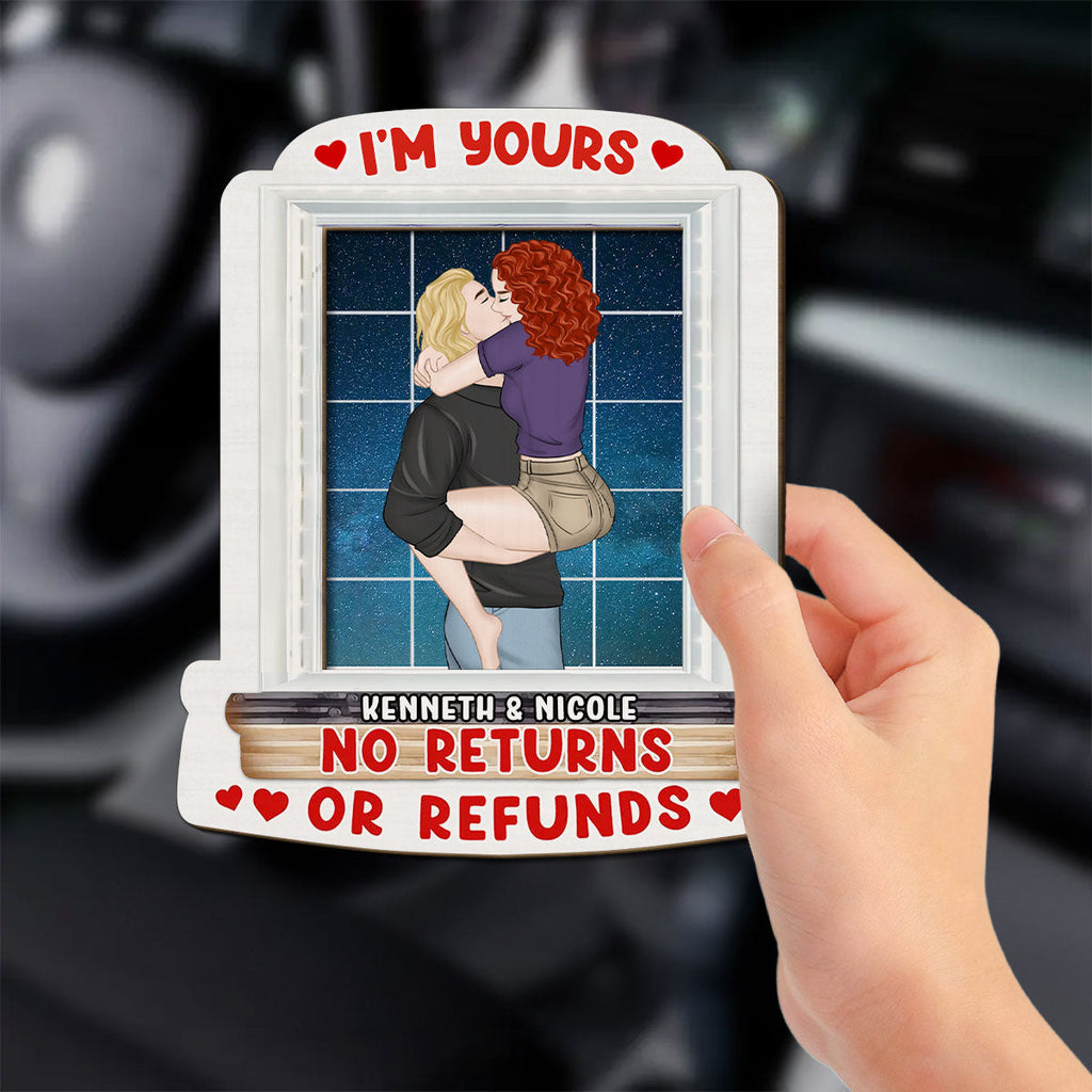 I Am Yours - Personalized Car Visor Clip