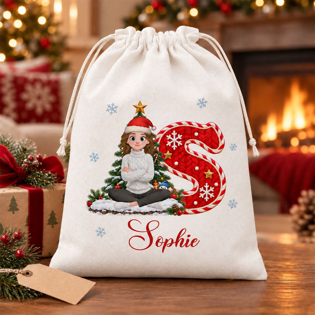 Christmas Surprise Bag - Personalized Favor Bag