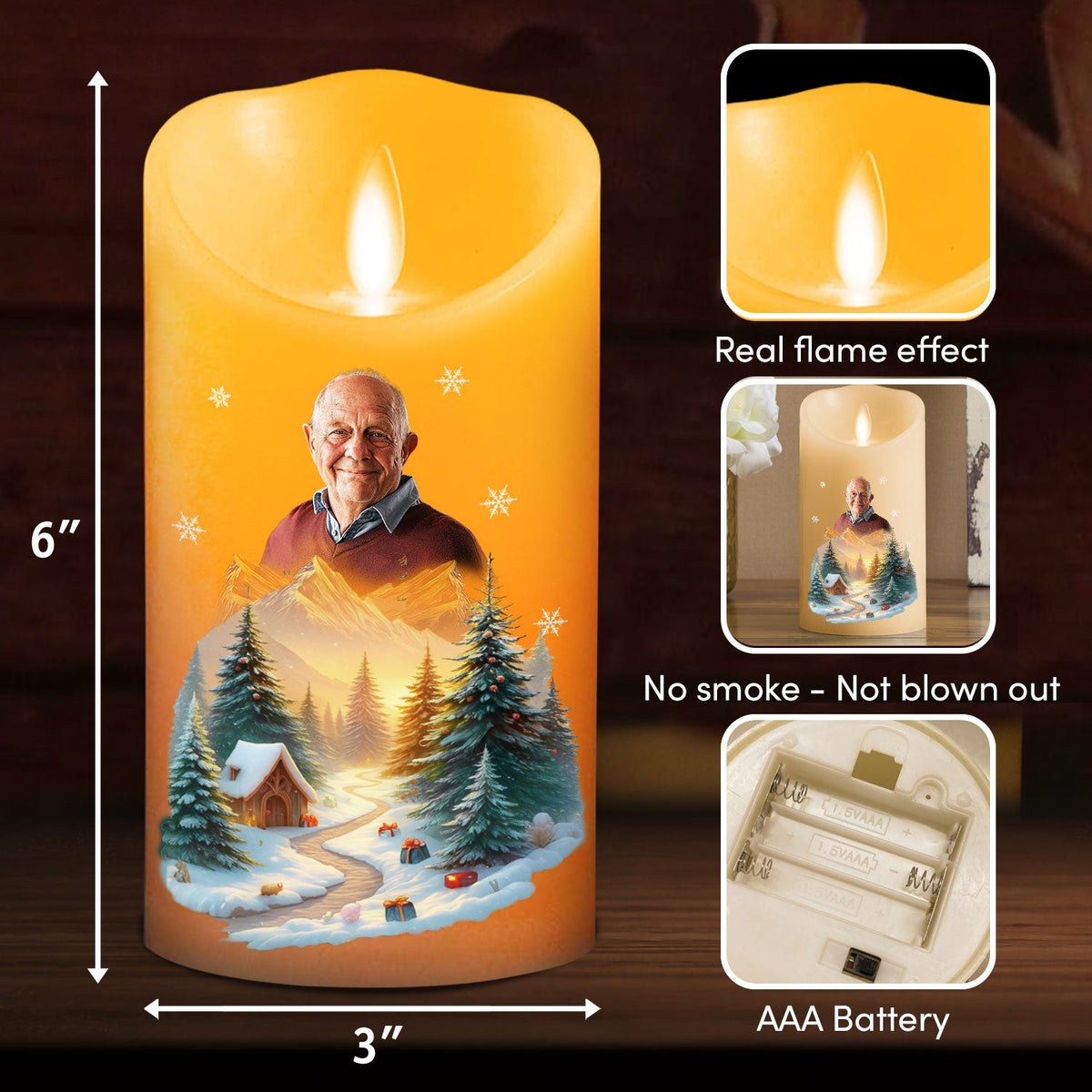 The Moment - Personalized LED Candle