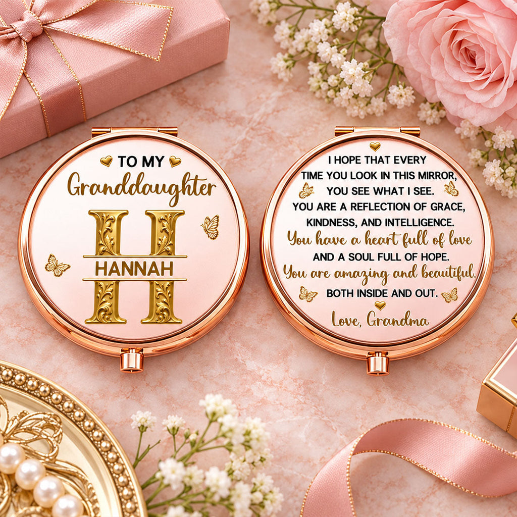 You Have A Heart Full Of Love - Personalized Compact Mirror