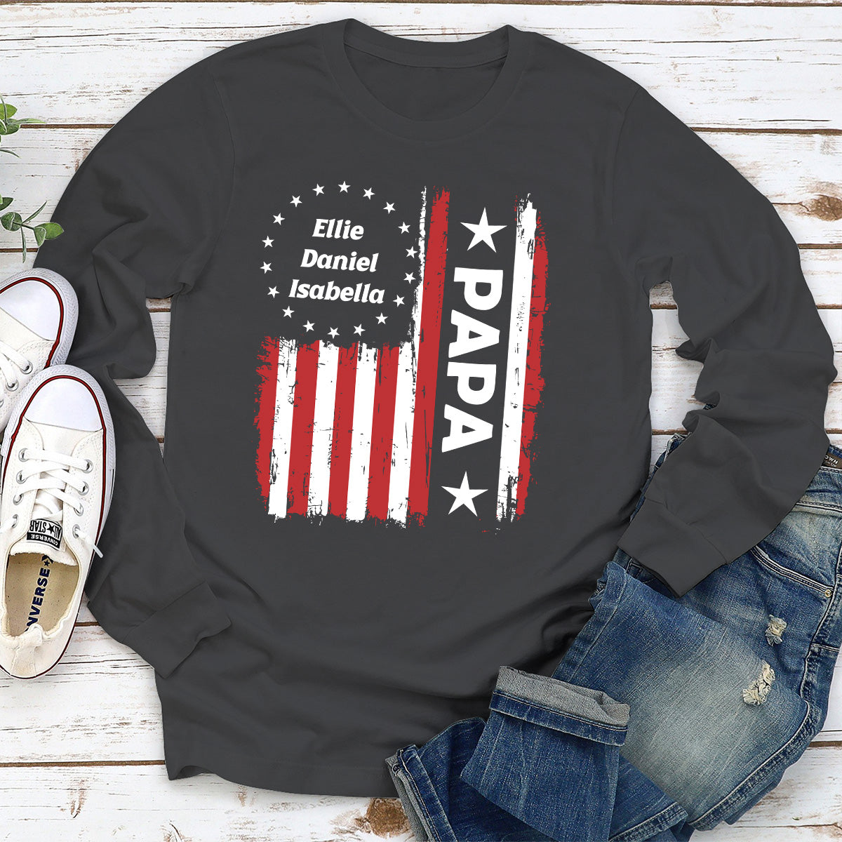 Custom Father's Day, Special Gift for Dad & Grandpa • Papa Legend - Personalized Shirt