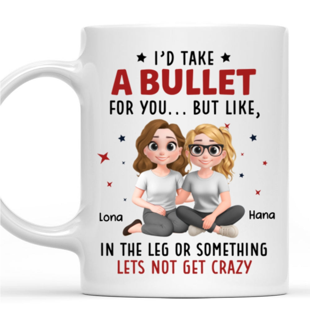 Custom Best Friend, Christmas & Birthday Friendship Keepsake Gift • We Make Bad Choices Confidently - Personalized Coffee Mug