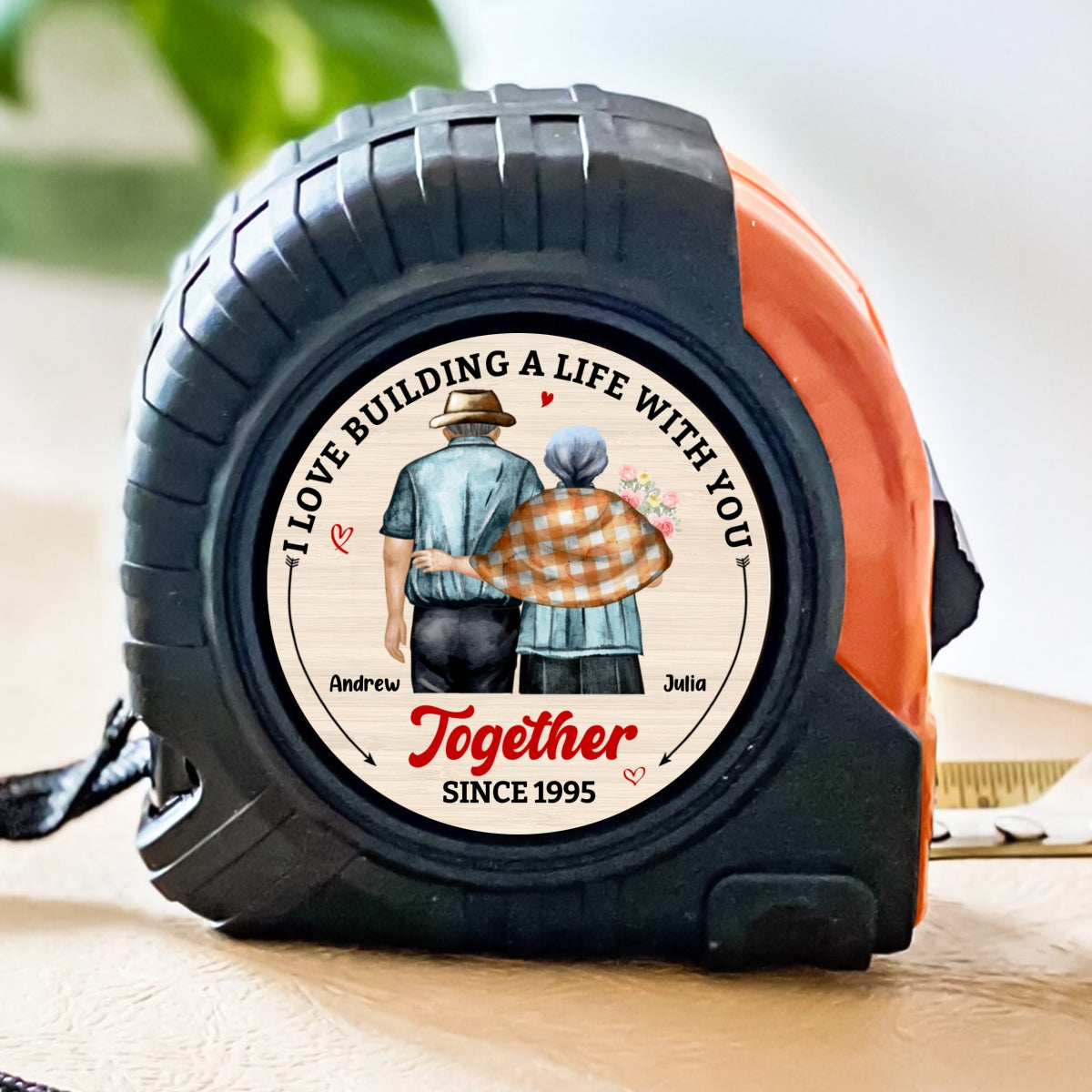 Building A Life - Personalized Tape Measure