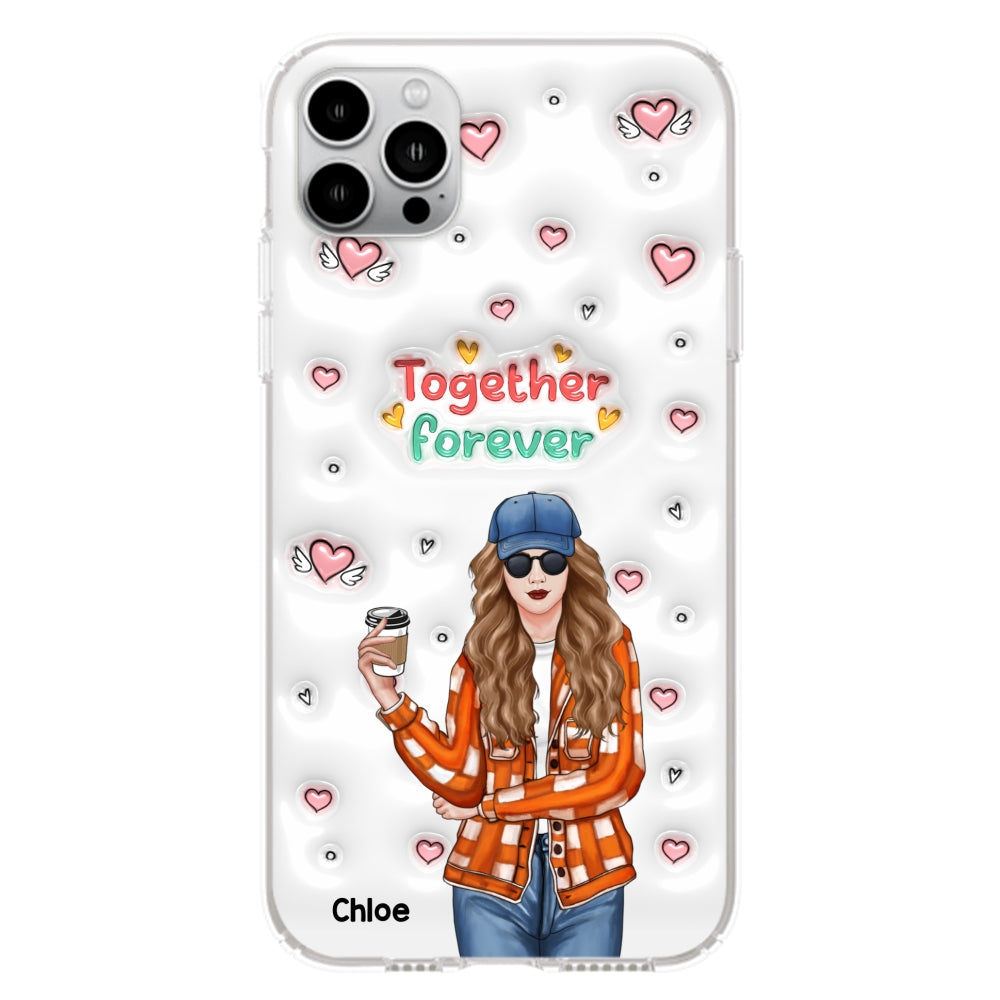 Together Forever - Personalized 3D Inflated Effect Phone Case