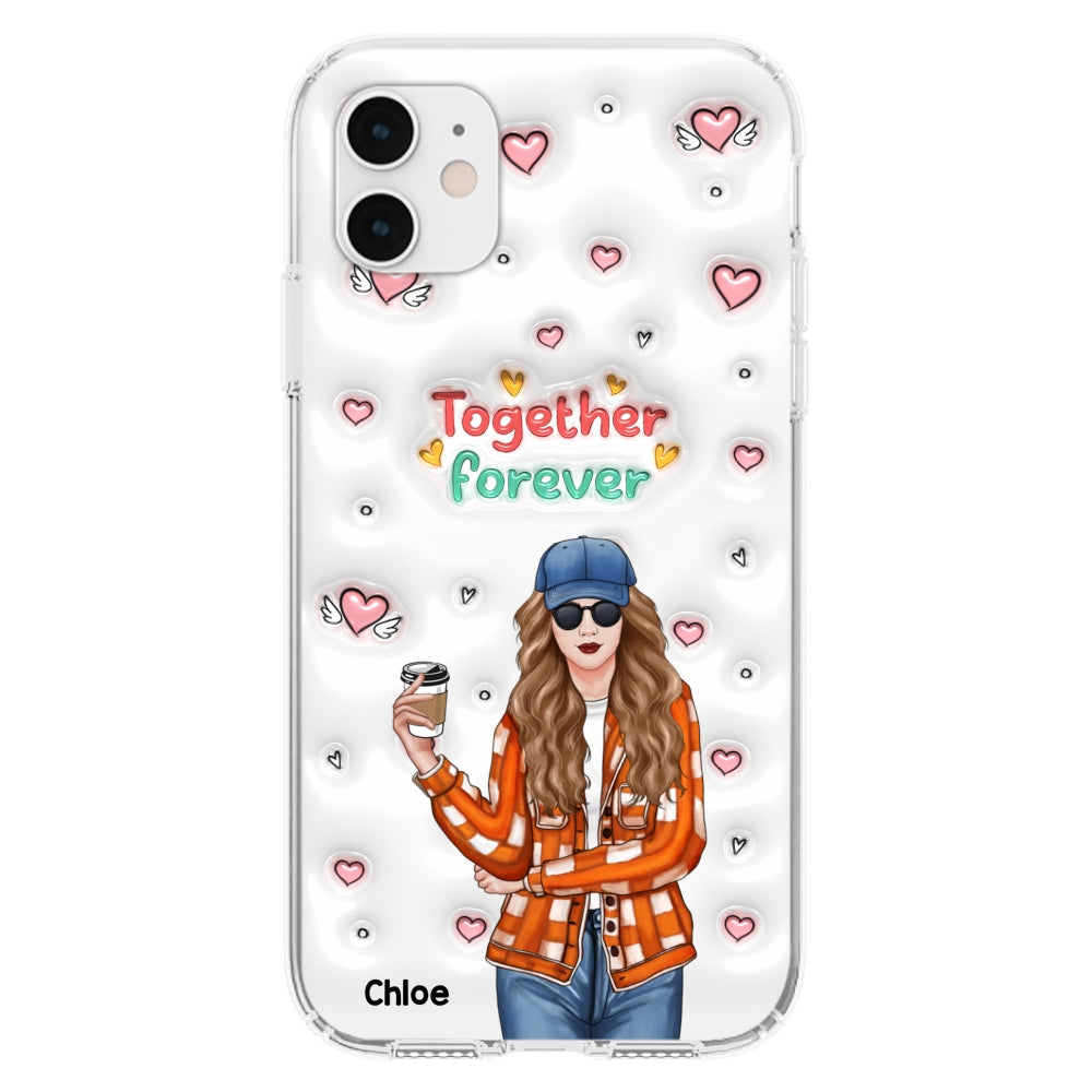 Together Forever - Personalized 3D Inflated Effect Phone Case