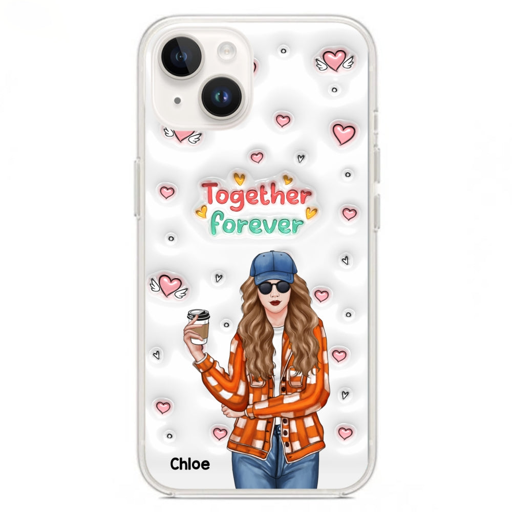 Together Forever - Personalized 3D Inflated Effect Phone Case