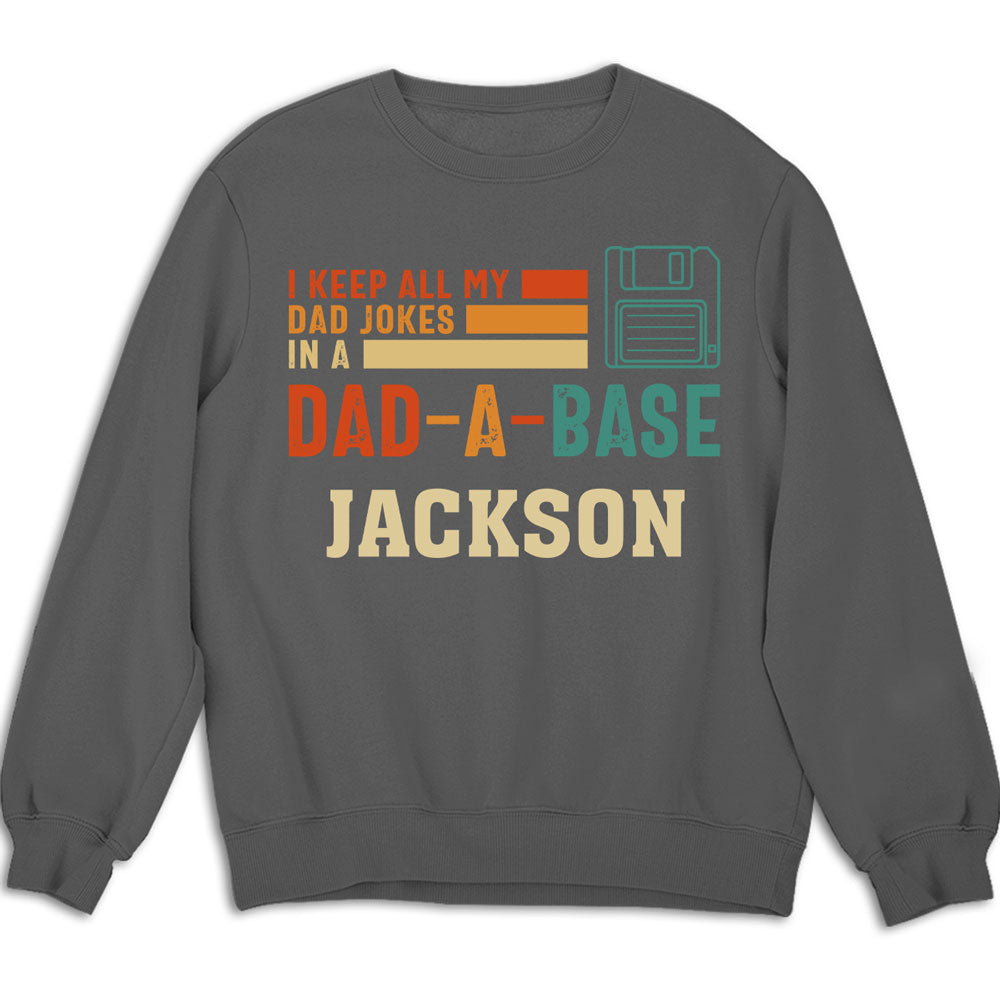 Custom Father's Day, Special Gift for Dad & Grandpa • In My Dad A Base - Personalized Shirt