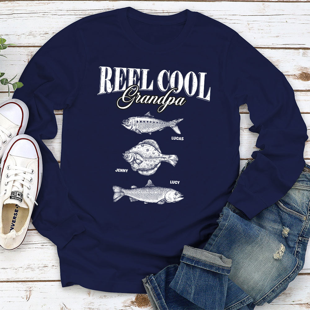 Custom Father's Day, Special Gift for Dad & Grandpa • Cool Dad Big Catches - Personalized Shirt