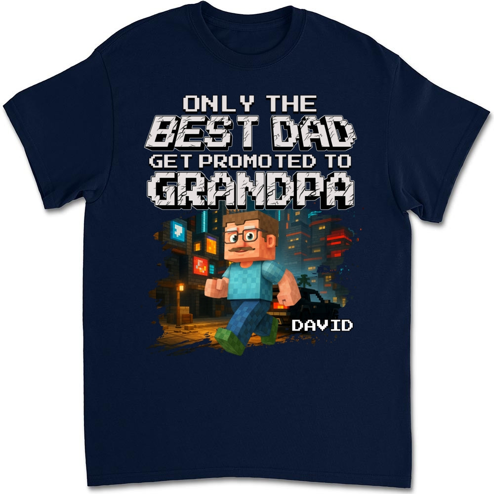 Custom First Father's Day, Christmas Gift for New Dad • Soon To Be Grandpa - Personalized Shirt