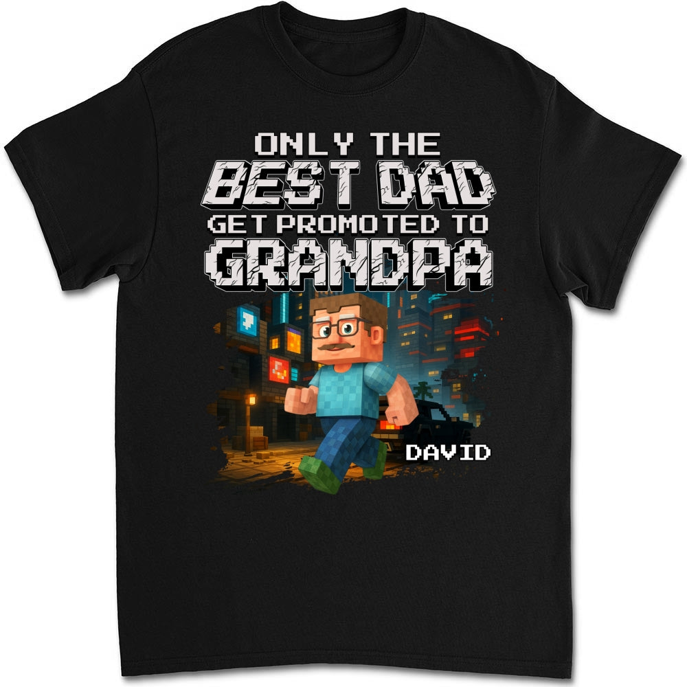 Custom First Father's Day, Christmas Gift for New Dad • Soon To Be Grandpa - Personalized Shirt