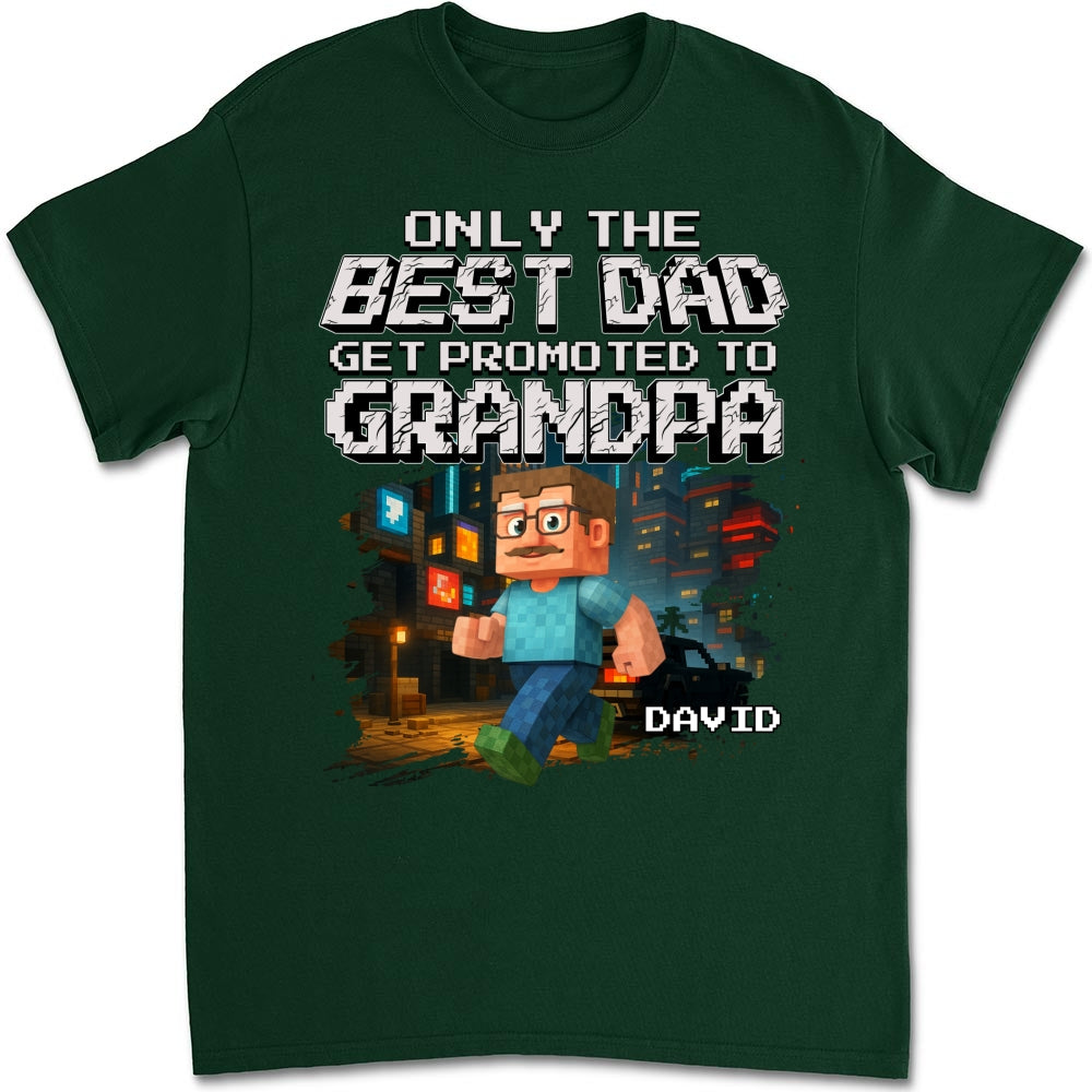 Custom First Father's Day, Christmas Gift for New Dad • Soon To Be Grandpa - Personalized Shirt
