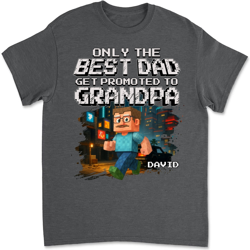 Custom First Father's Day, Christmas Gift for New Dad • Soon To Be Grandpa - Personalized Shirt
