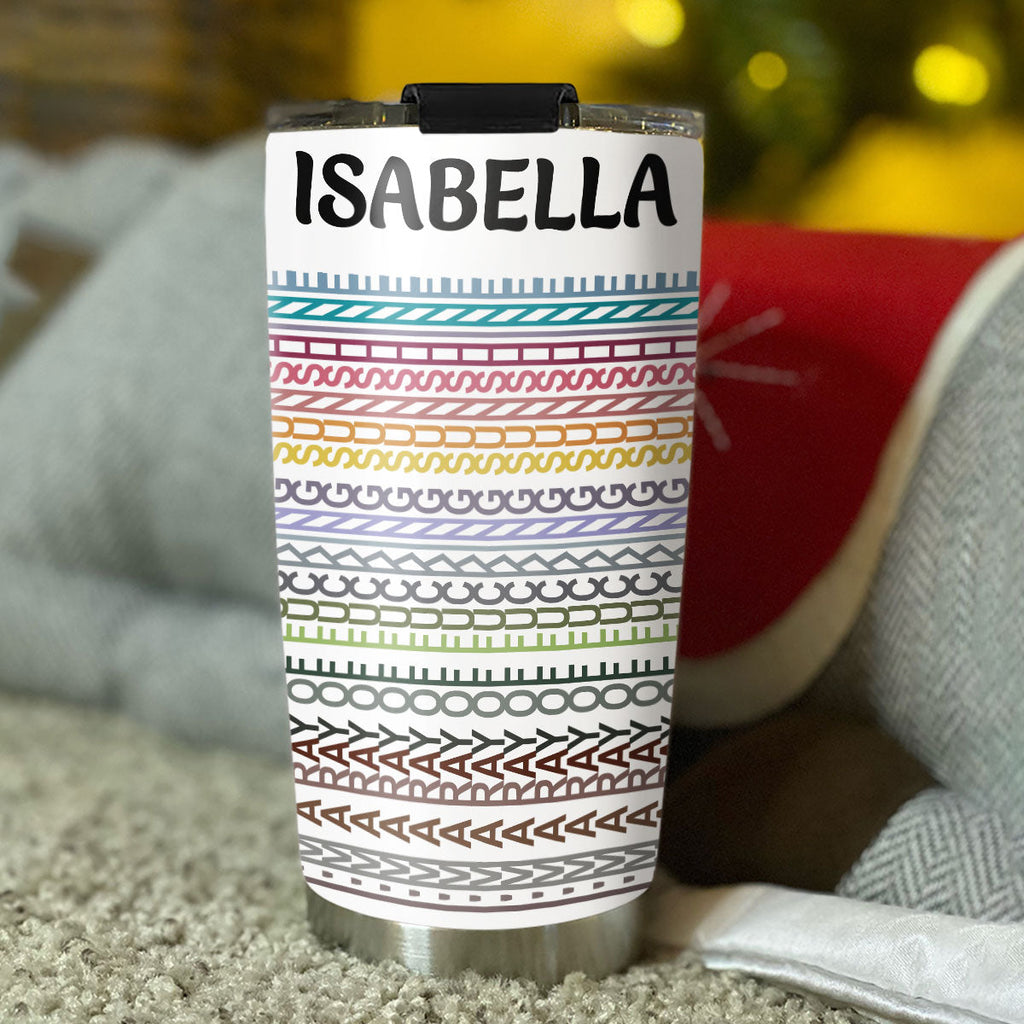 Custom Christmas Birthday Gifts For Friend, Coworker • Bringing Light And Loud Energy - Personalized Tumbler