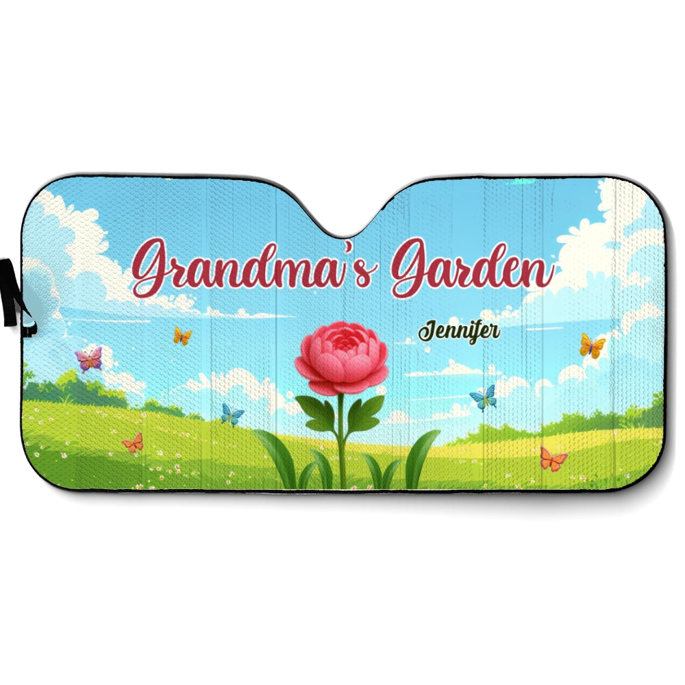 Grandma Garden - Personalized Car Sunshade