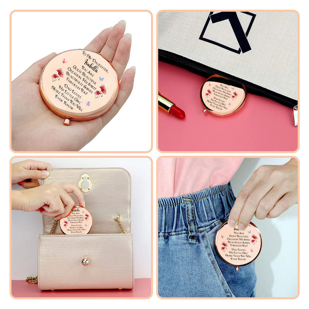 Shining Through His Spirit - Personalized Compact Mirror