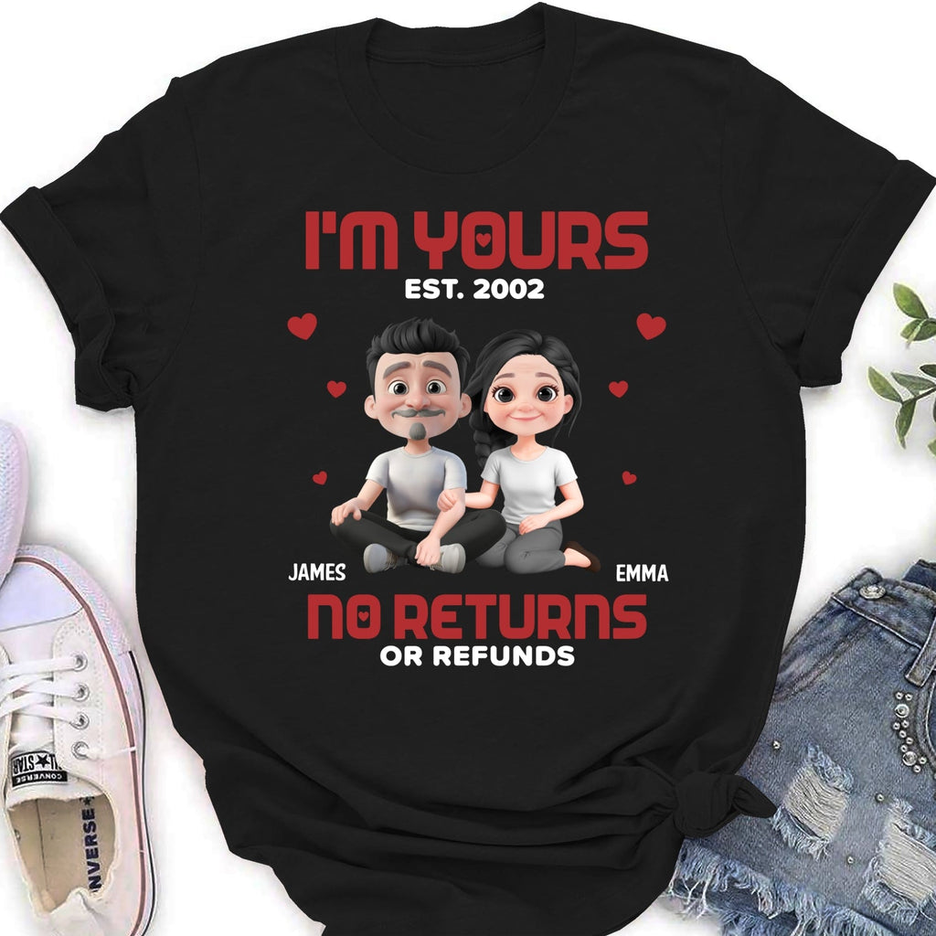 Custom Christmas Anniversary Keepsake Gifts For Wife • I Am Yours EST - Personalized Shirt