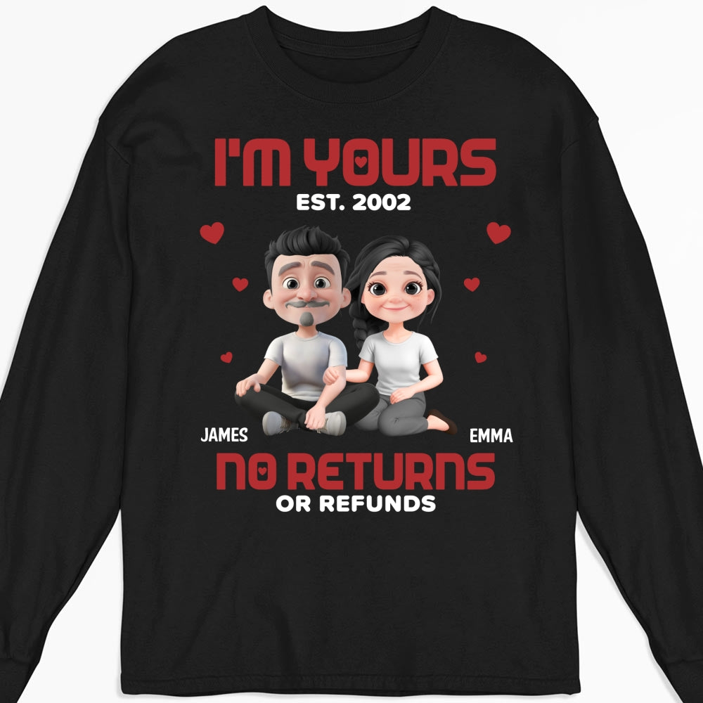Custom Christmas Anniversary Keepsake Gifts For Wife • I Am Yours EST - Personalized Shirt