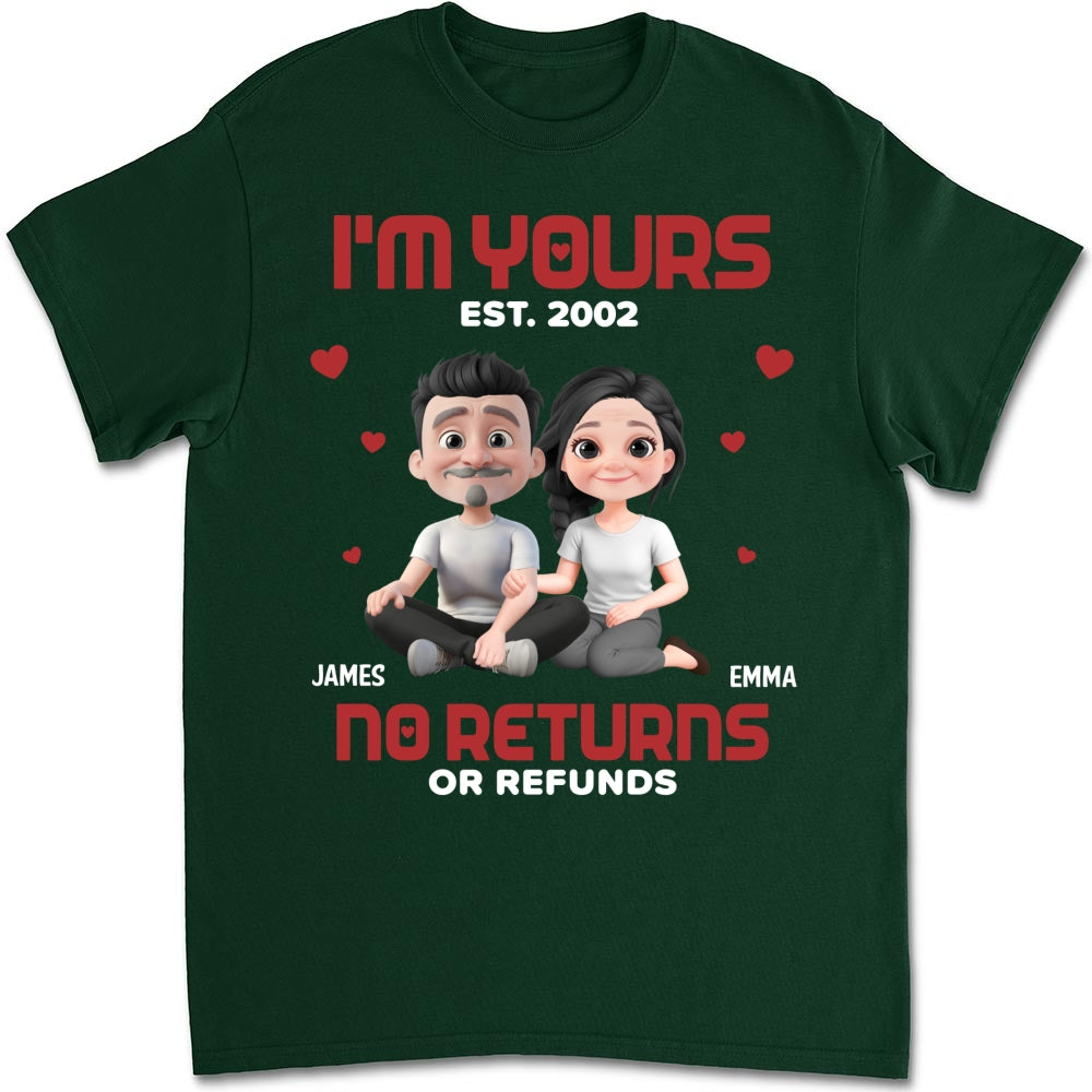 Custom Christmas Anniversary Keepsake Gifts For Wife • I Am Yours EST - Personalized Shirt