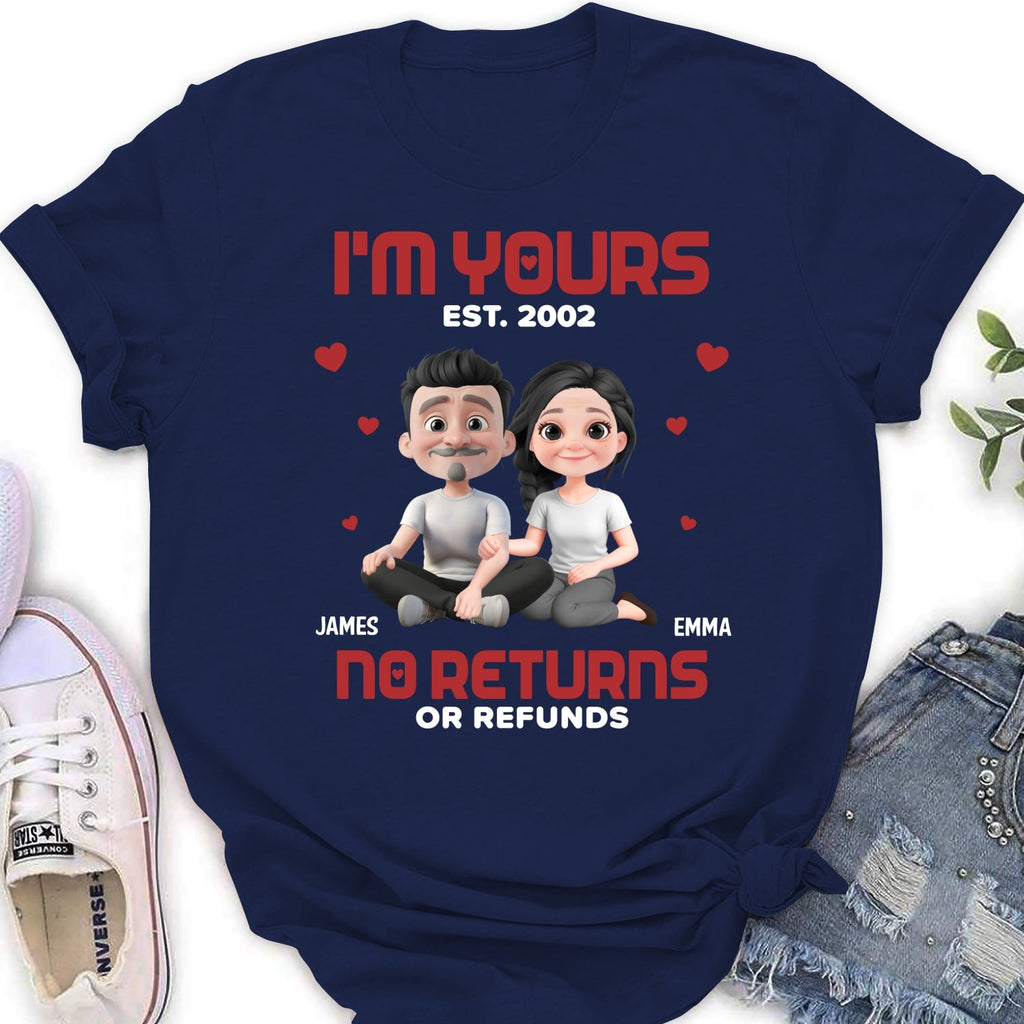 Custom Christmas Anniversary Keepsake Gifts For Wife • I Am Yours EST - Personalized Shirt