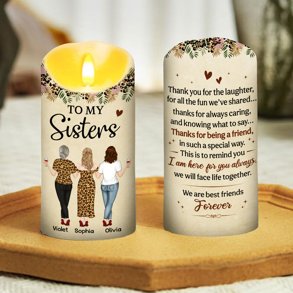 Always Here For You - Personalized LED Candle