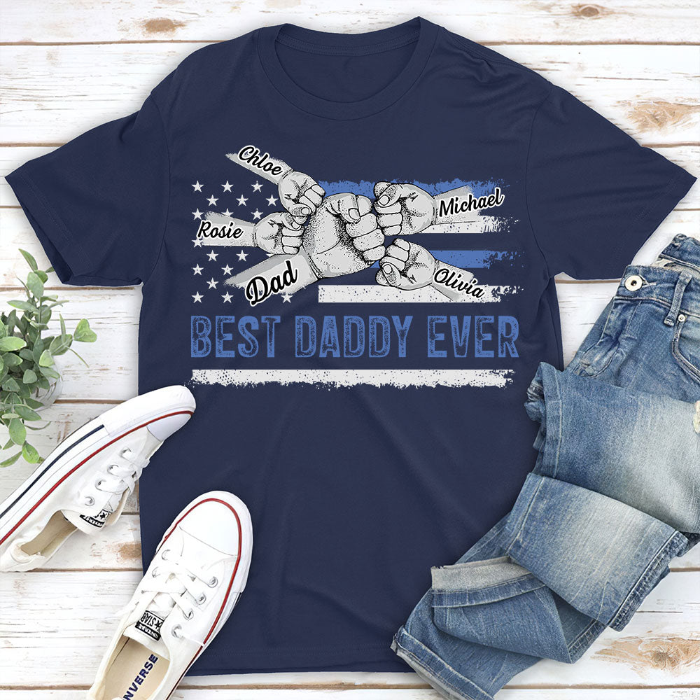 Custom Father's Day, Special Gift for Dad & Grandpa • To The Best Dad - Personalized Shirt