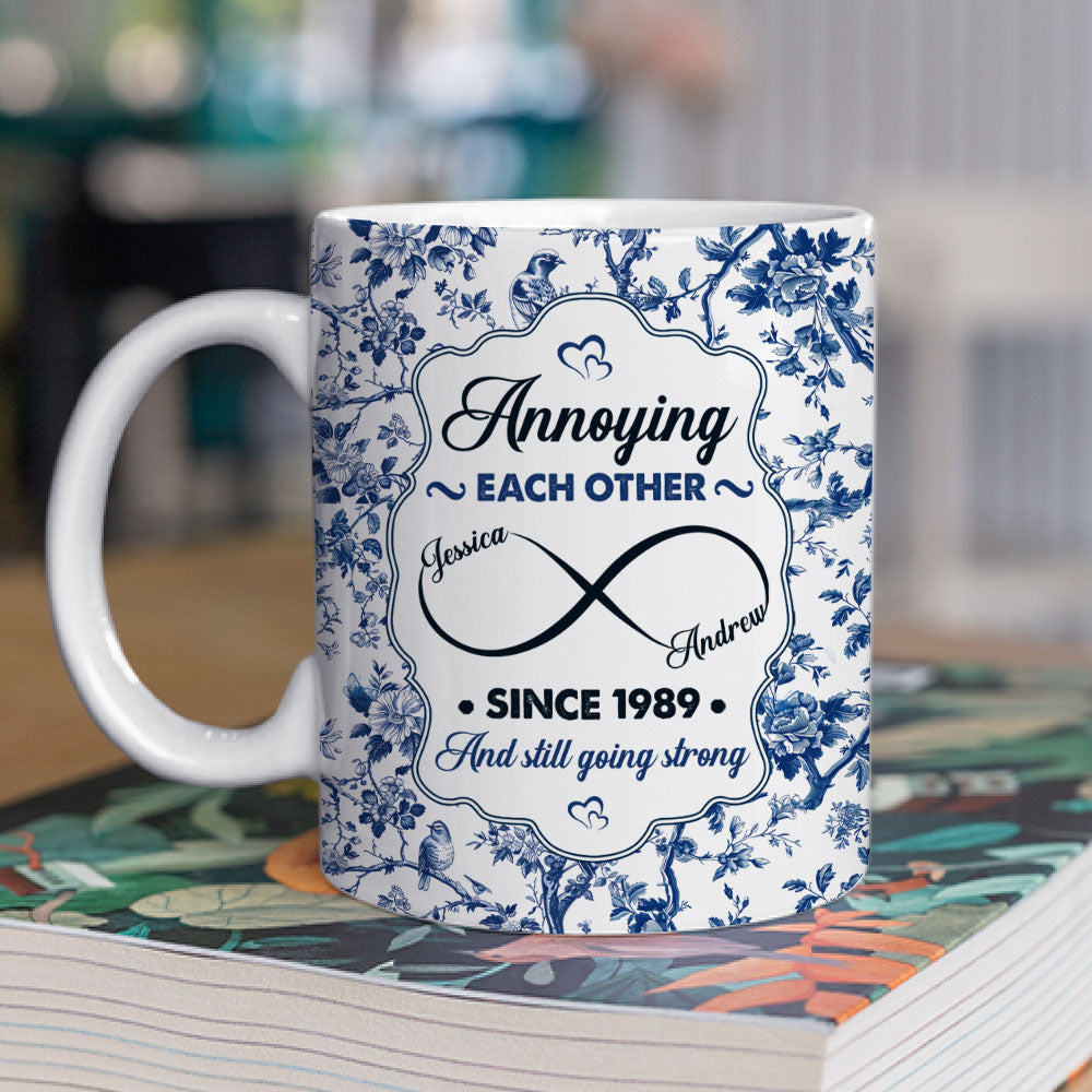 Custom Anniversary Keepsake Gifts For Couple • Love You Forever - Personalized Coffee Mug