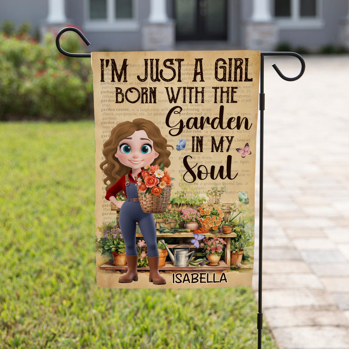 Garden In My Soul - Personalized Flag