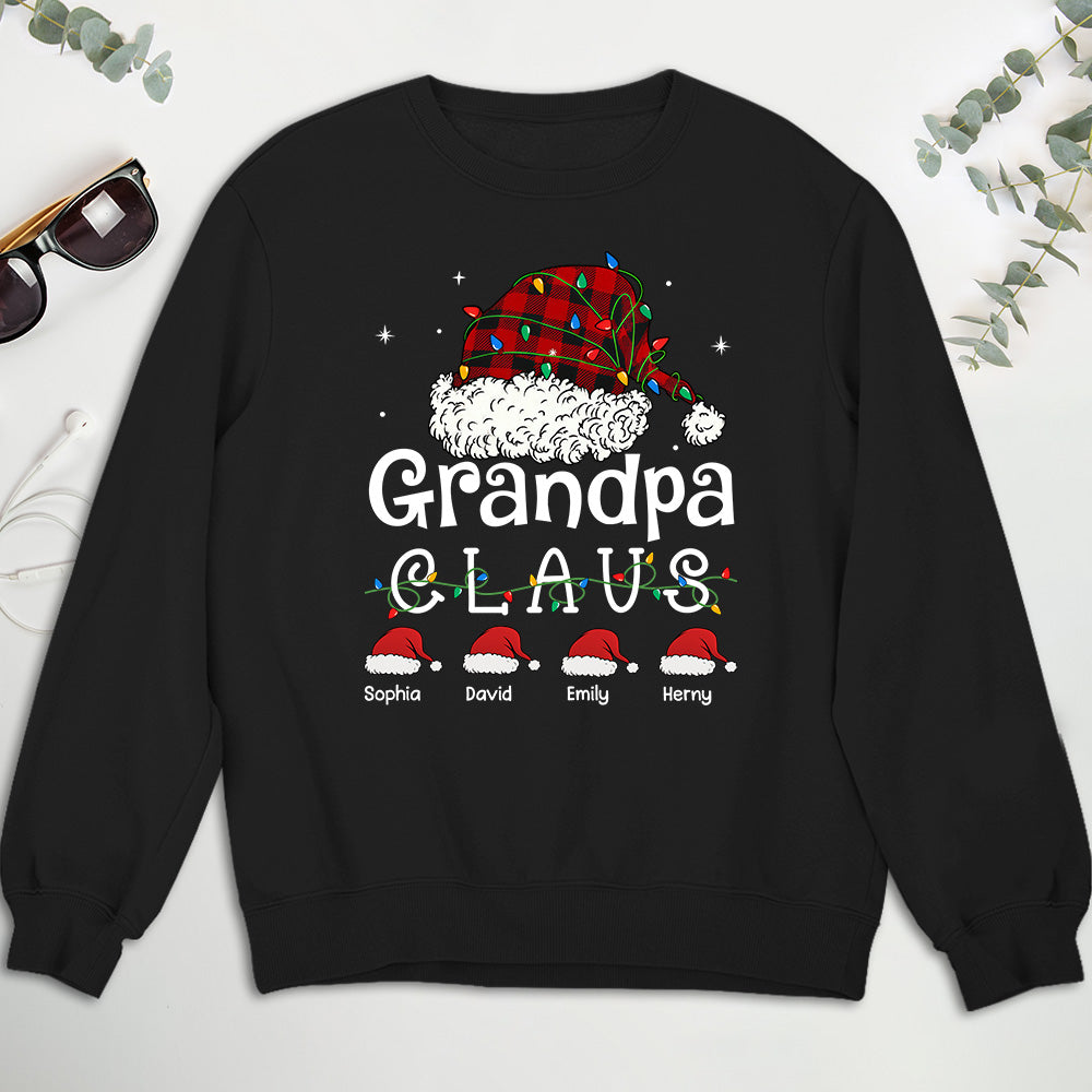Custom Christmas & Birthday Gift for Grandpa • Grandpa Claus - Personalized Shirt
