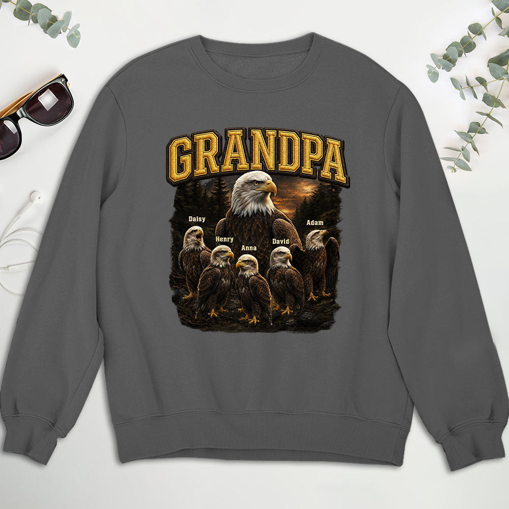 Custom Father's Day, Special Gift for Dad & Grandpa • Alpha Eagle Pack - Personalized Shirt
