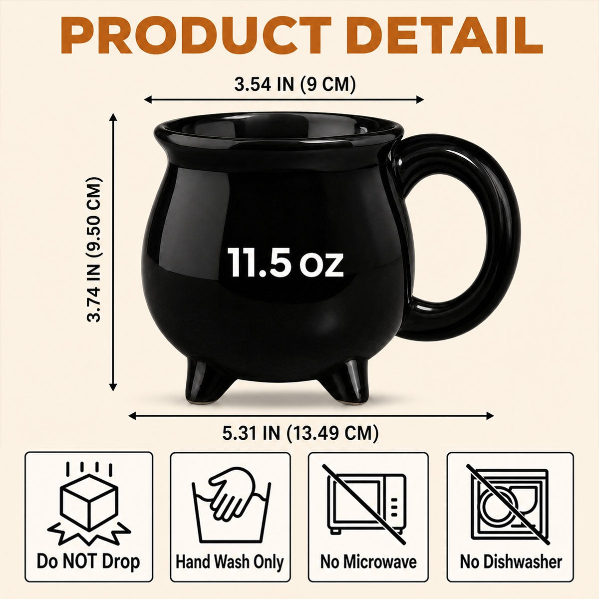 Till The End - Personalized Cauldron Mug
