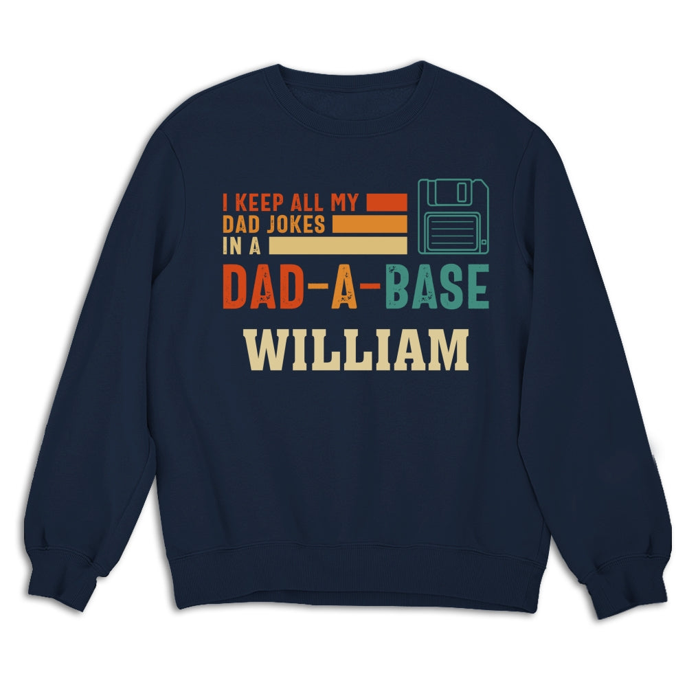 Custom Father's Day, Special Gift for Dad & Grandpa • In My Dad A Base - Personalized Shirt